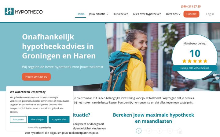 Screenshot of hypotheco.nl