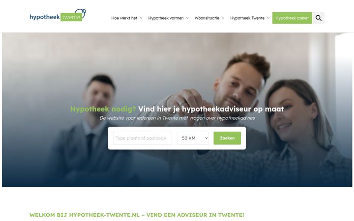 Screenshot of hypotheek-twente.nl