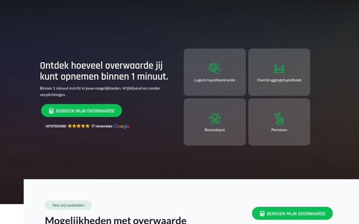 Snímek obrazovky hypotheekexpertnederland.nl