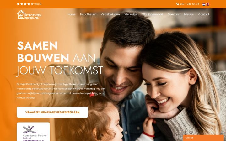 Screenshot of hypotheeknodig.nl