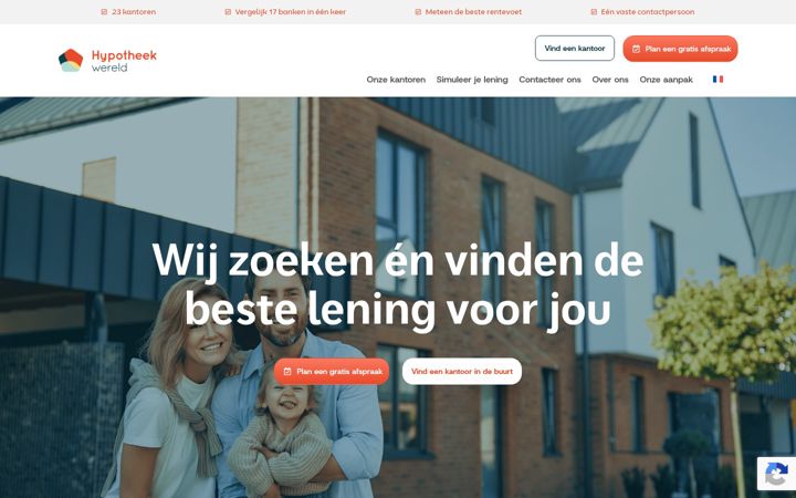 Screenshot of hypotheekwereld.be