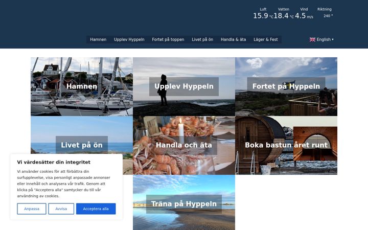Screenshot stránky hyppeln.com
