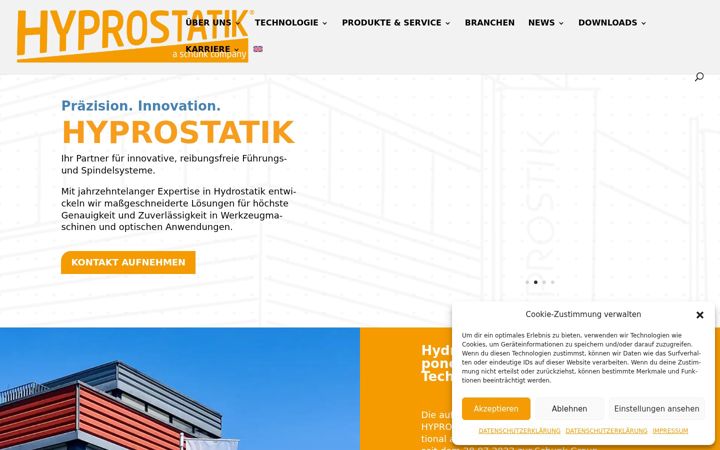 Screenshot ta' hyprostatik.de