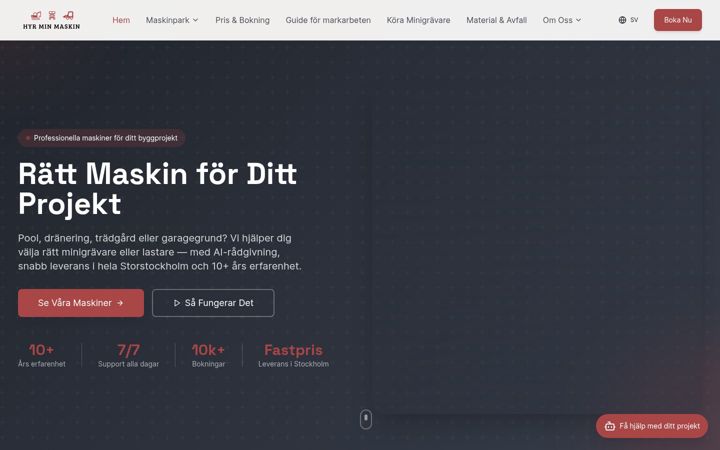Screenshot of hyrminmaskin.se