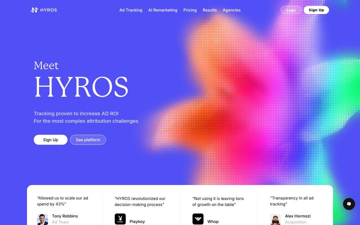 Zrzut ekranu hyros.com