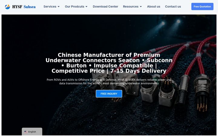 Screenshot of hysfsubsea.com