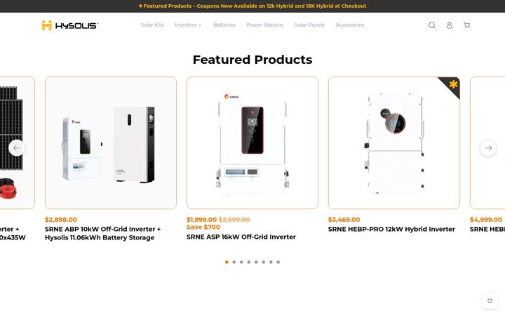 Screenshot of hysolis.com