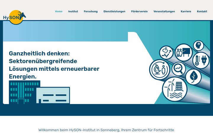 Screenshot ta' hyson.de