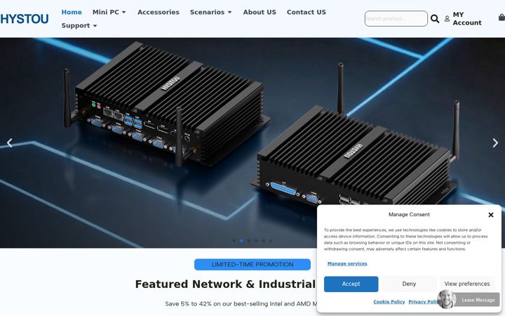 Screenshot of hystou.com