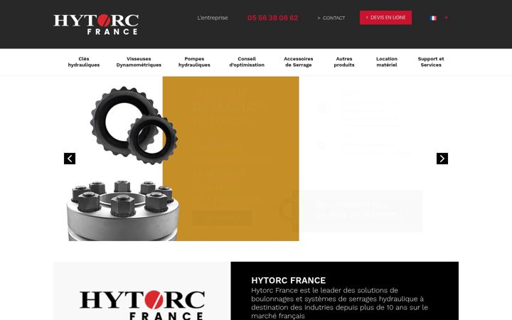 Screenshot of hytorcatlantique.fr