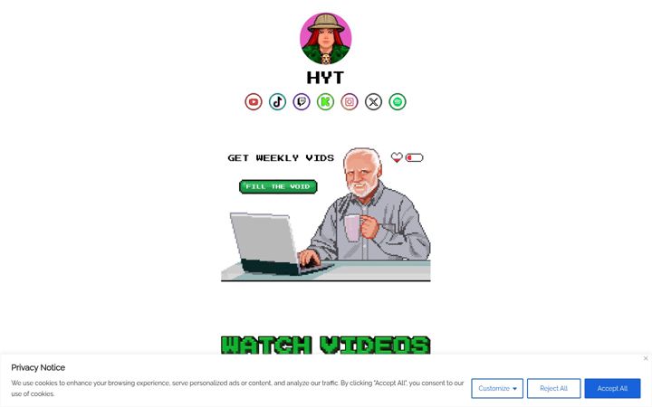 Screenshot of hytwave.com