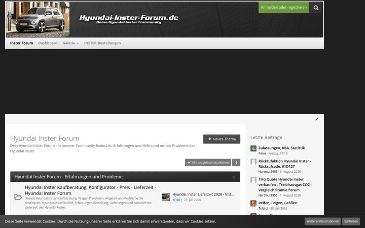 Screenshot of hyundai-inster-forum.de