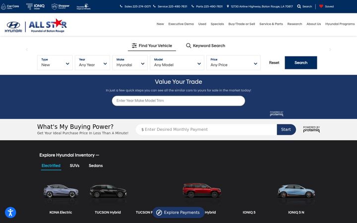 Screenshot of hyundaiofbatonrouge-la.com