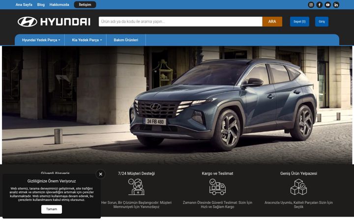 Screenshot of hyundaiotoparca.com