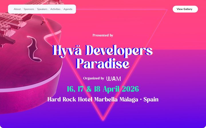 Capture d'écran de hyvadevparadise.com
