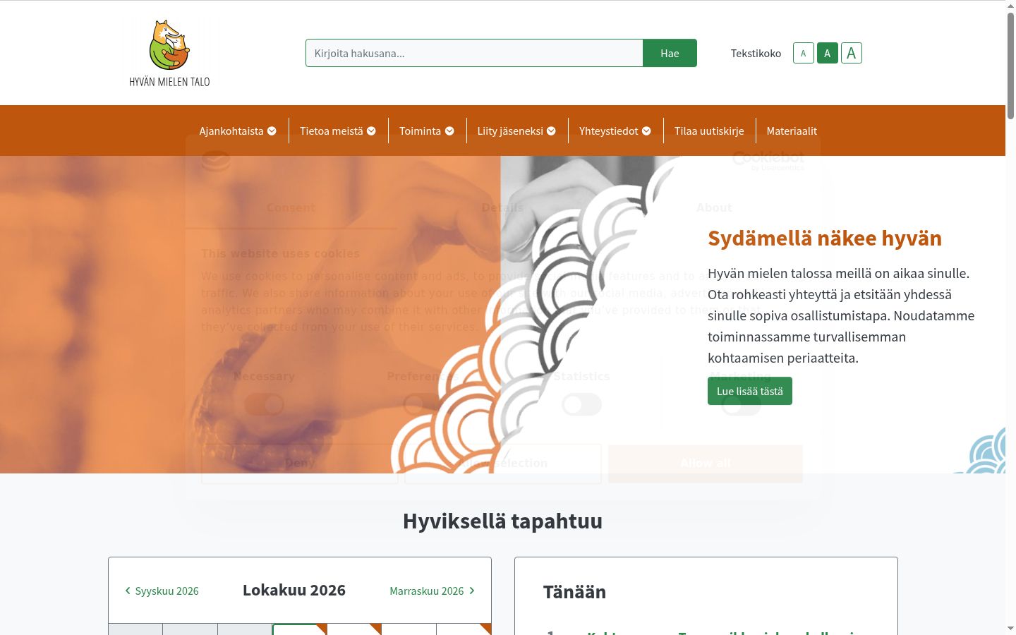 Zrzut ekranu banera zgody wyświetlanego przed jakąkolwiek interakcją