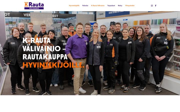 Screenshot of hyvintekijoille.fi