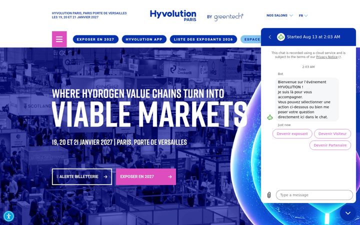 Capture d'écran de hyvolution.com