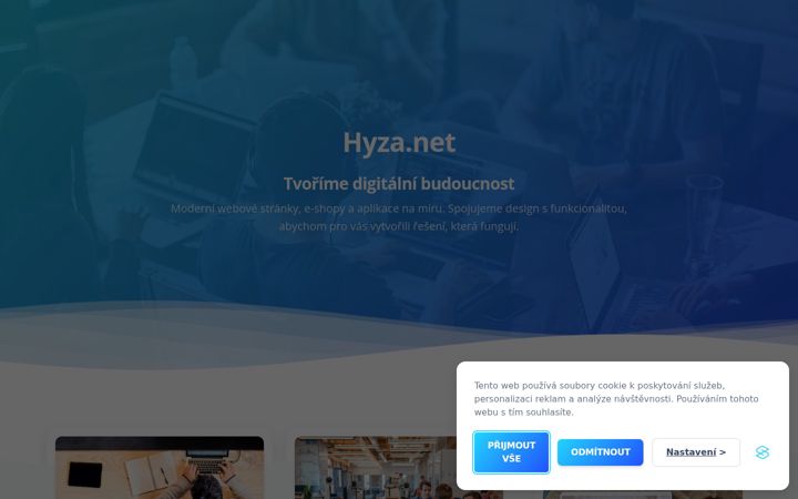 Screenshot of hyza.net