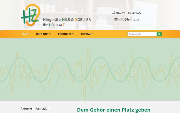 Screenshot of hz-hz.de