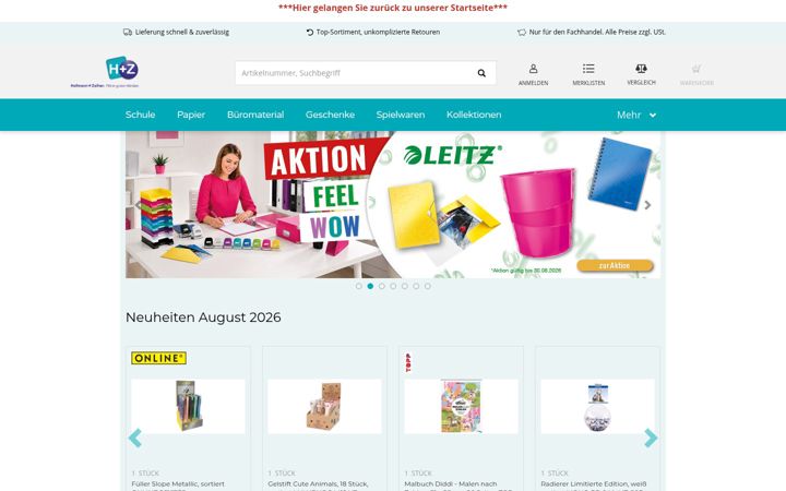 Screenshot of hz-pbs-shop.de