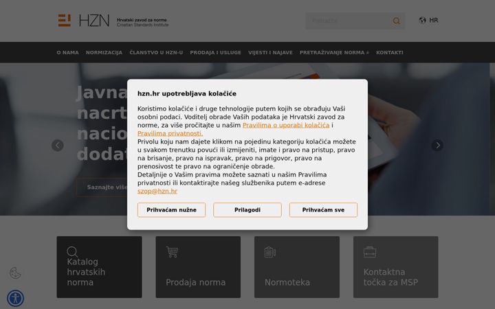 Screenshot di hzn.hr