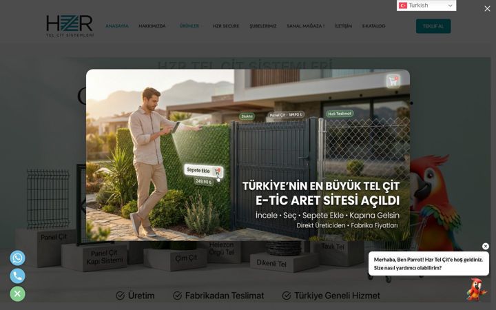 Screenshot of hzrtelcit.com
