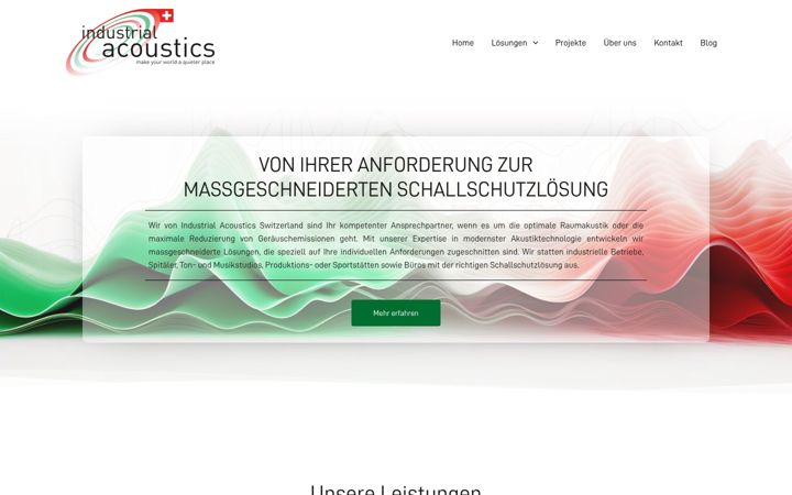 Екранна снимка на i-acoustics.ch