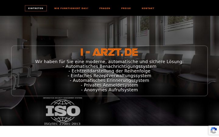 Screenshot of i-arzt.de