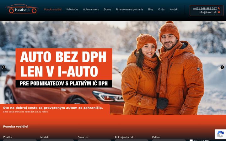 Screenshot of i-auto.sk