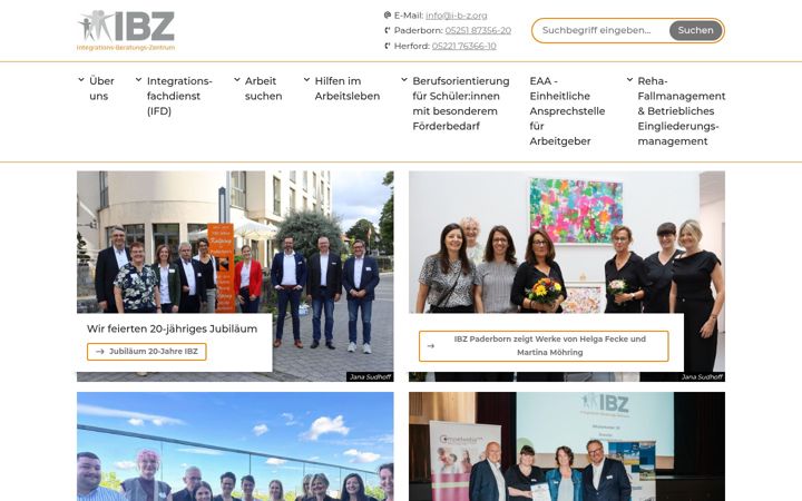 Screenshot of i-b-z.org