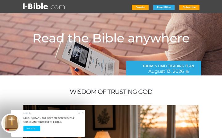 Screenshot of i-bible.com