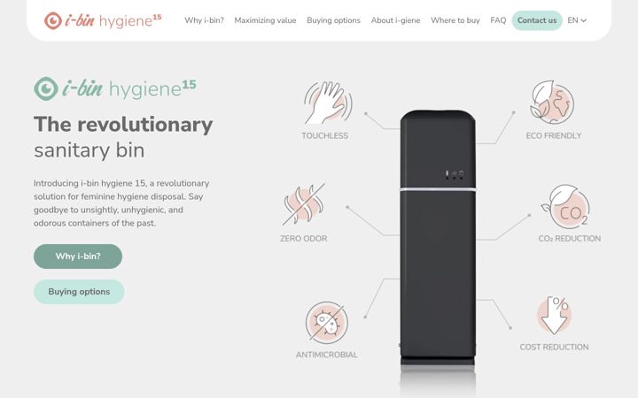Screenshot of i-bin.com