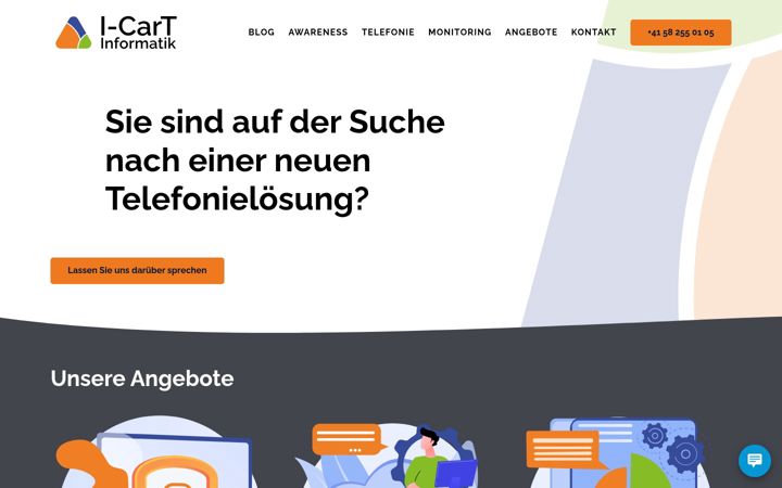 Screenshot of i-cart.ch