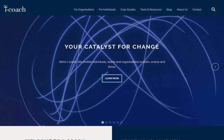 Screenshot of i-coach.co.uk
