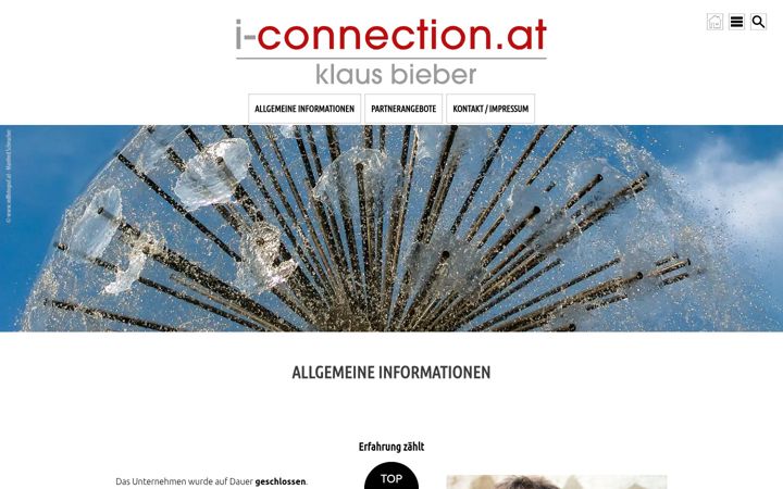 Screenshot of i-connection.at