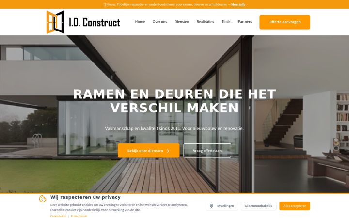 Screenshot of i-d-construct.be