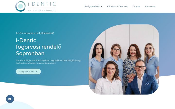 Screenshot of i-dentic.hu