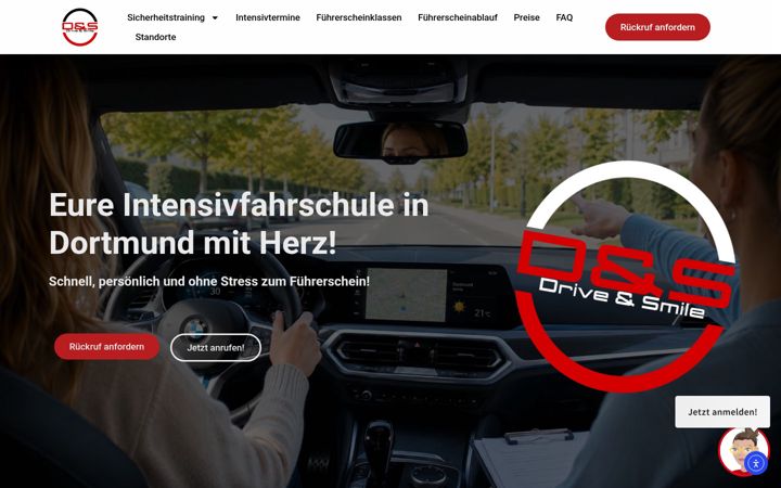 Screenshot di i-driveandsmile.de