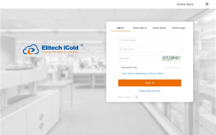 Screenshot of i-elitech.com