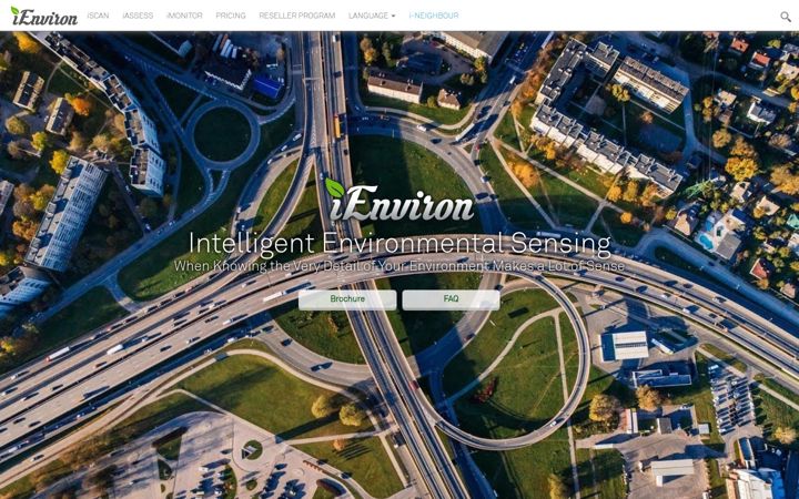 Screenshot ta' i-environ.com