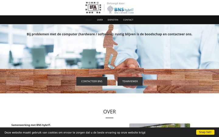 Screenshot of i-f-a.be