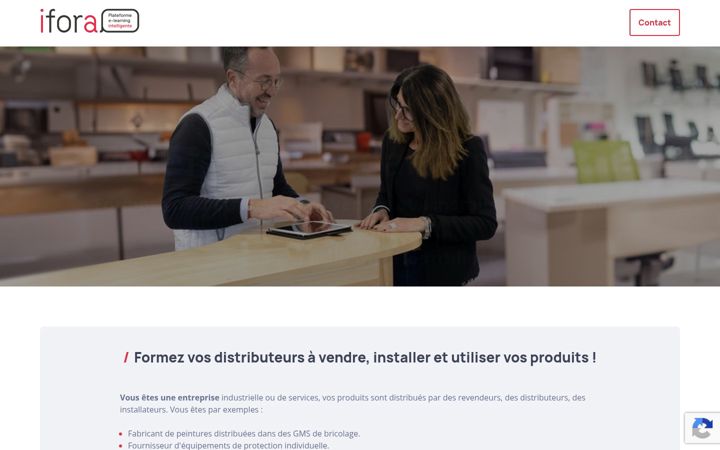 Captură de ecran a i-fora.fr