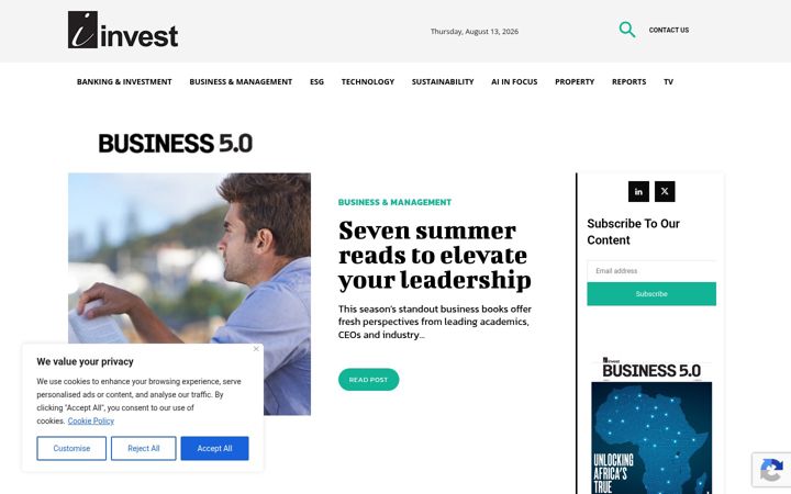 Screenshot ta' i-investonline.com