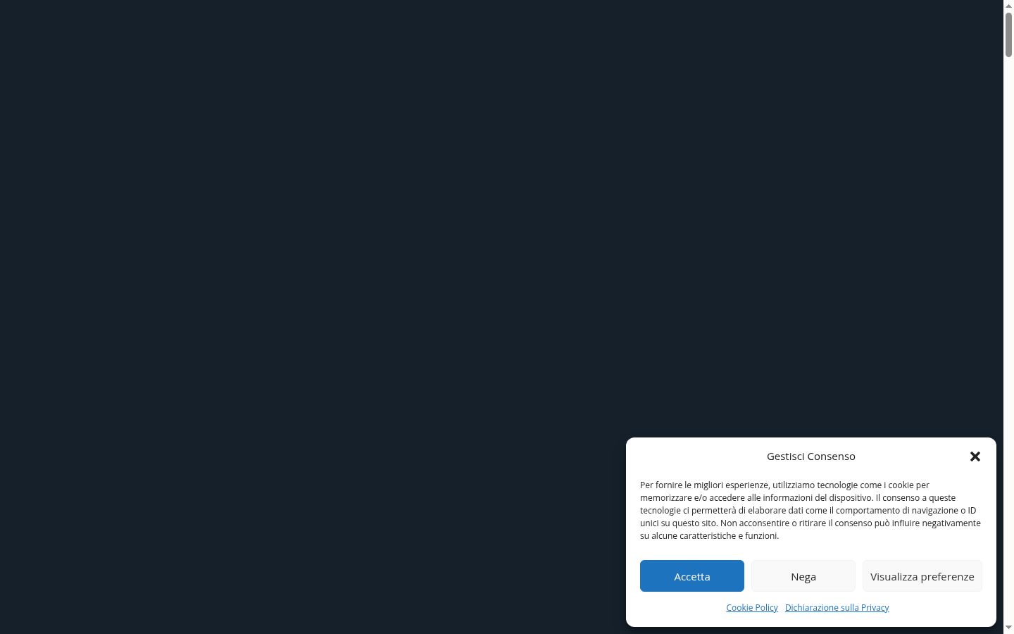 Zrzut ekranu banera zgody wyświetlanego przed jakąkolwiek interakcją