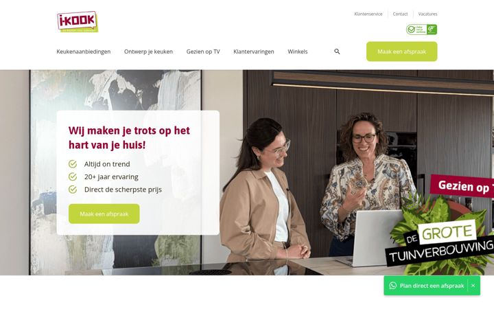 Screenshot of i-kook.nl