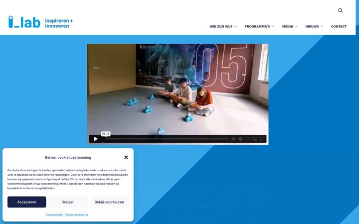 Screenshot of i-lab.nl