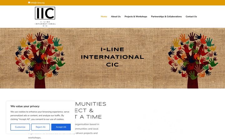 Screenshot of i-line.org