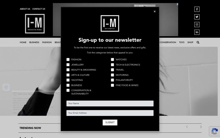 Snímek obrazovky i-m-magazine.com
