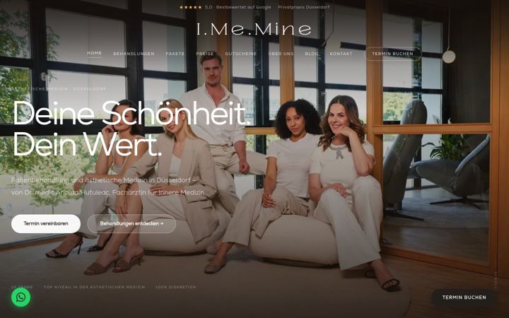 Snímek obrazovky i-me-mine.de